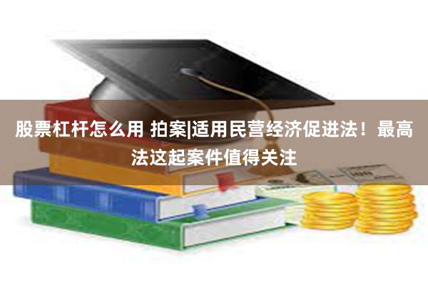 股票杠杆怎么用 拍案|适用民营经济促进法！最高法这起案件值得关注