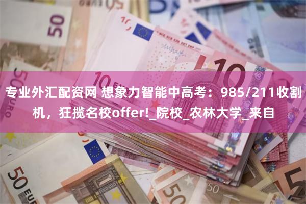 专业外汇配资网 想象力智能中高考：985/211收割机，狂揽名校offer!_院校_农林大学_来自